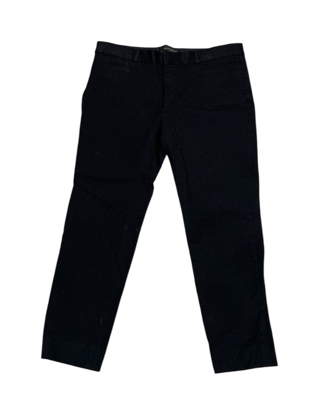 Banana Republic Sloan Pants Womens 12 Black Ankle Length Crop Dress Casual
